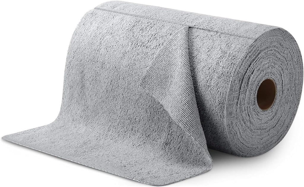 Microfiber Cleaning Cloth Roll – Tear Away Towels, Washable & Reusable