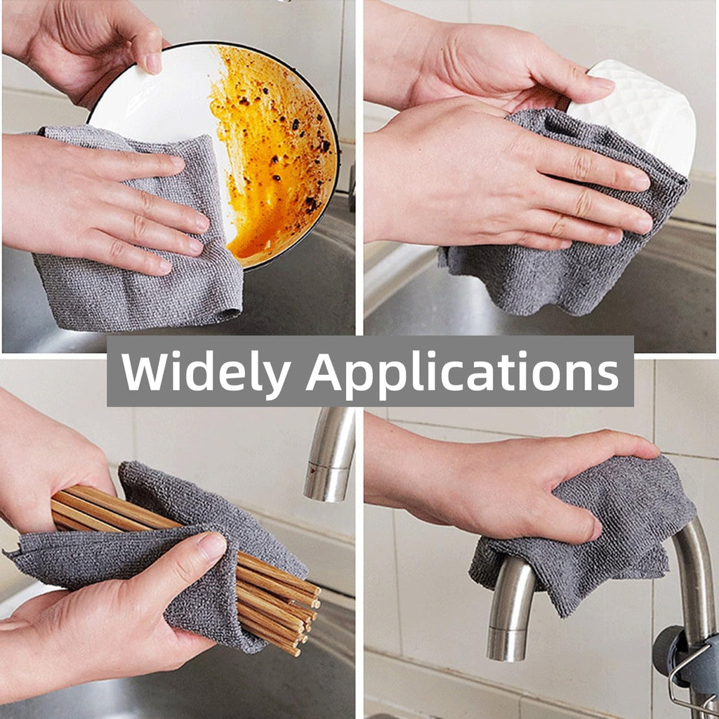 Microfiber Cleaning Cloth Roll – Tear Away Towels, Washable & Reusable
