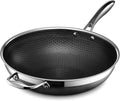 Thopos 30 cm Hybrid Nonstick Wok, Dishwasher & Oven Safe, Induction-Ready