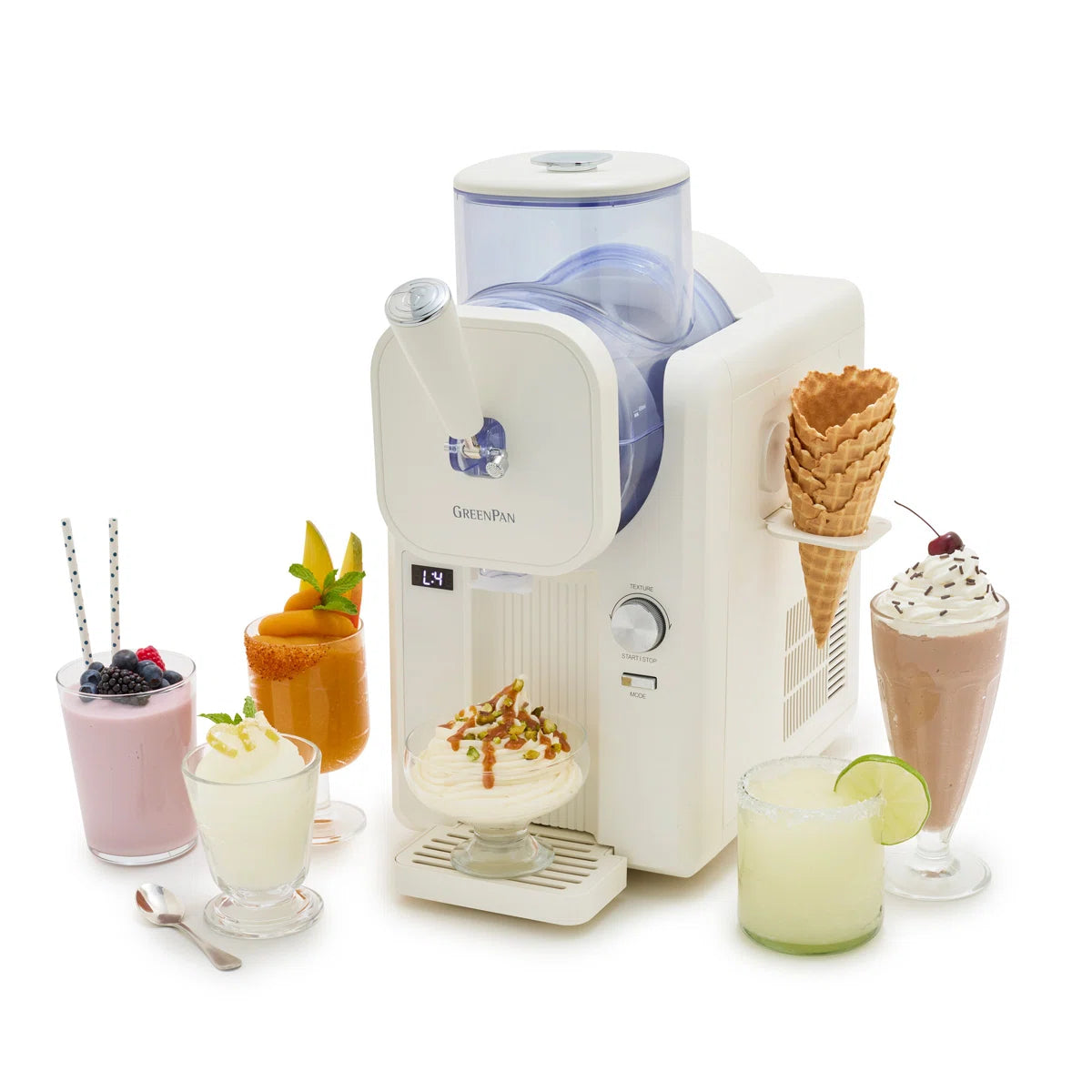 GreenPan Frost Soft Serve Ice Cream and Slushie Maker