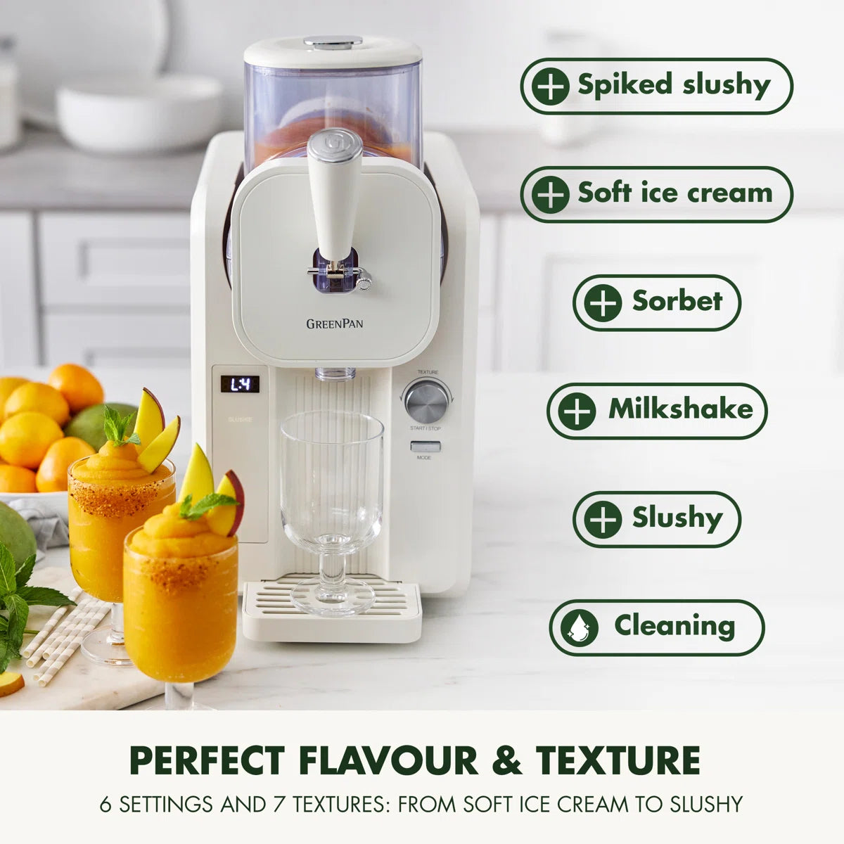 GreenPan Frost Soft Serve Ice Cream and Slushie Maker