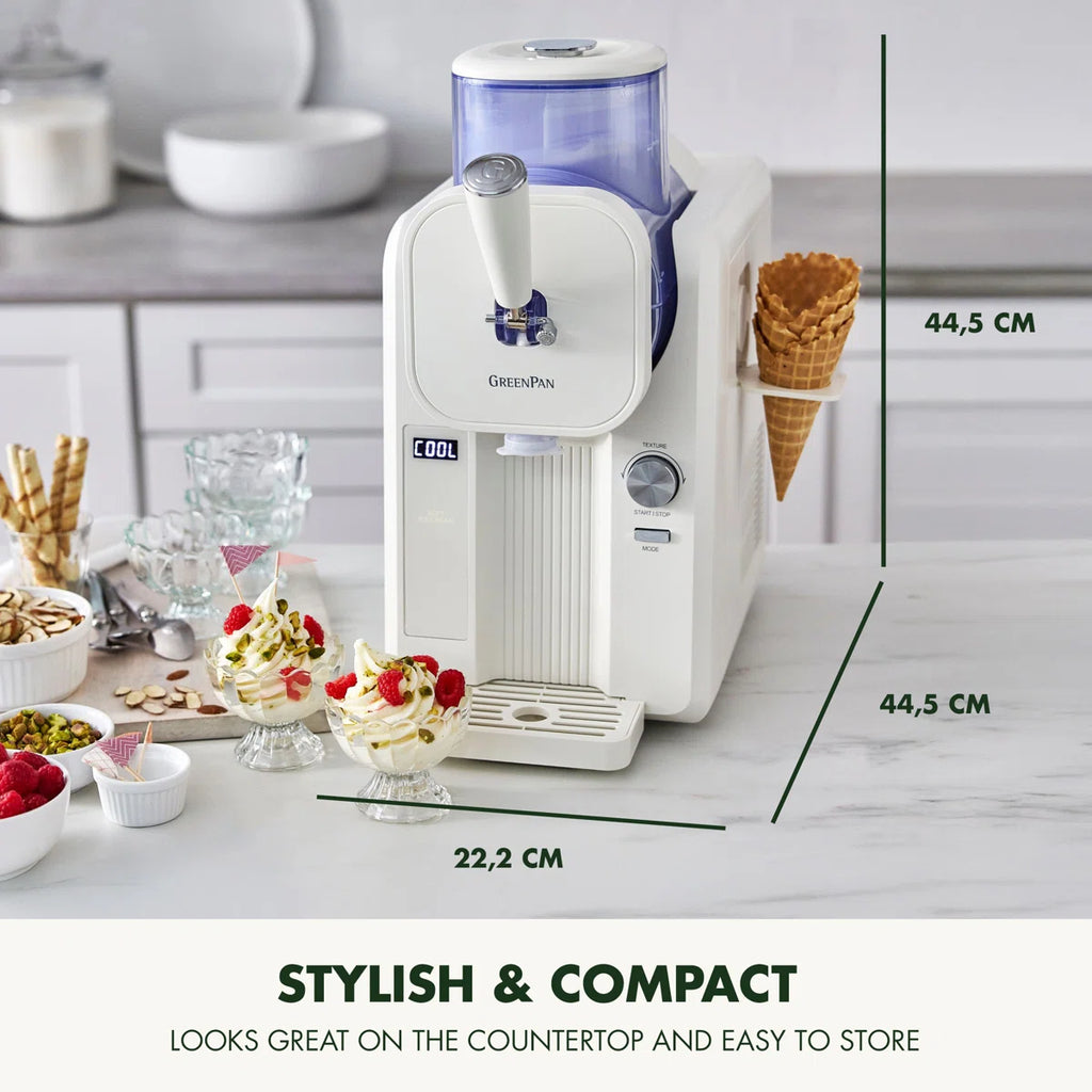 GreenPan Frost Soft Serve Ice Cream and Slushie Maker